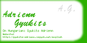 adrienn gyukits business card